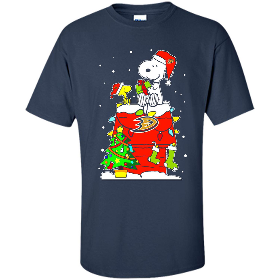 Anaheim Ducks Snoopy Ugly Christmas Sweaters - Sao chép - Shirt