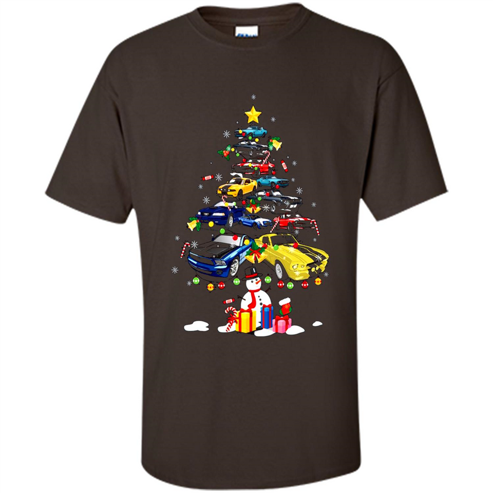 Mustang Tree Christmas Sweatshirt PINGPONG