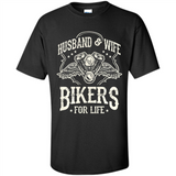 Husband & Wife Biker For Life Couple