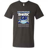 Police boyfriend Shark Blue Line Tee