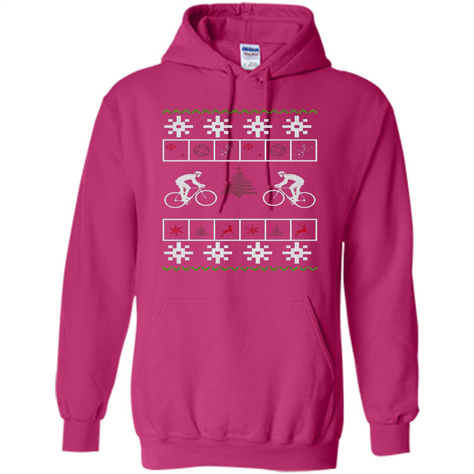 Christmas Ugly Sweater Cycling - Best Ugly Christmas Sweater - Hoodie
