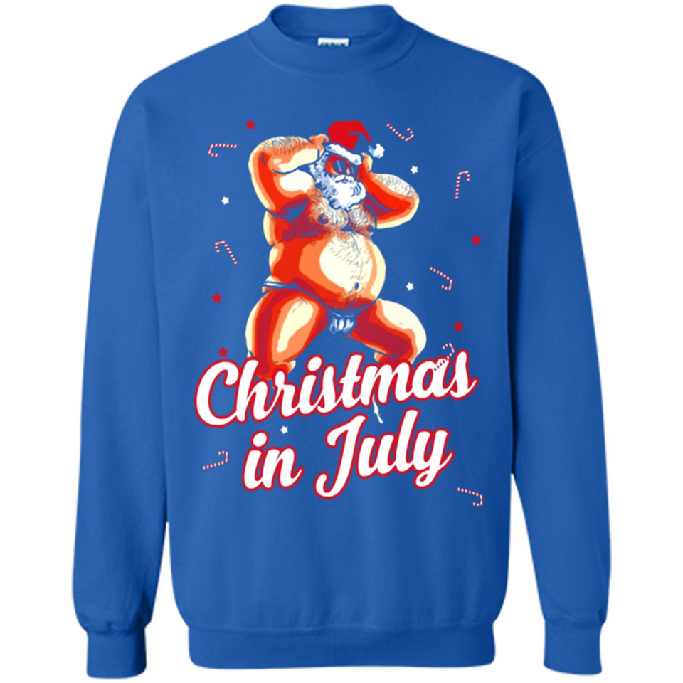 Christmas In July - Funny Dancing Santa - Sweatshirt