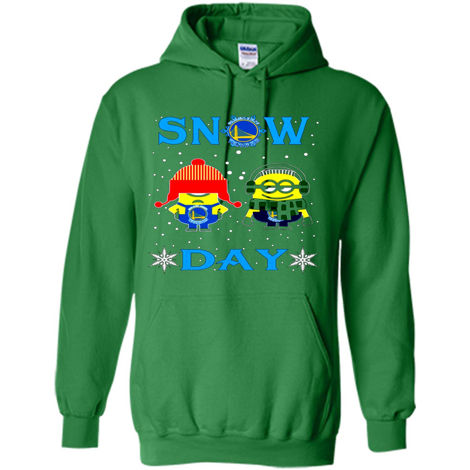 Snow Day Shirt For Golden State Warriors Vs Minion Fans pingpong