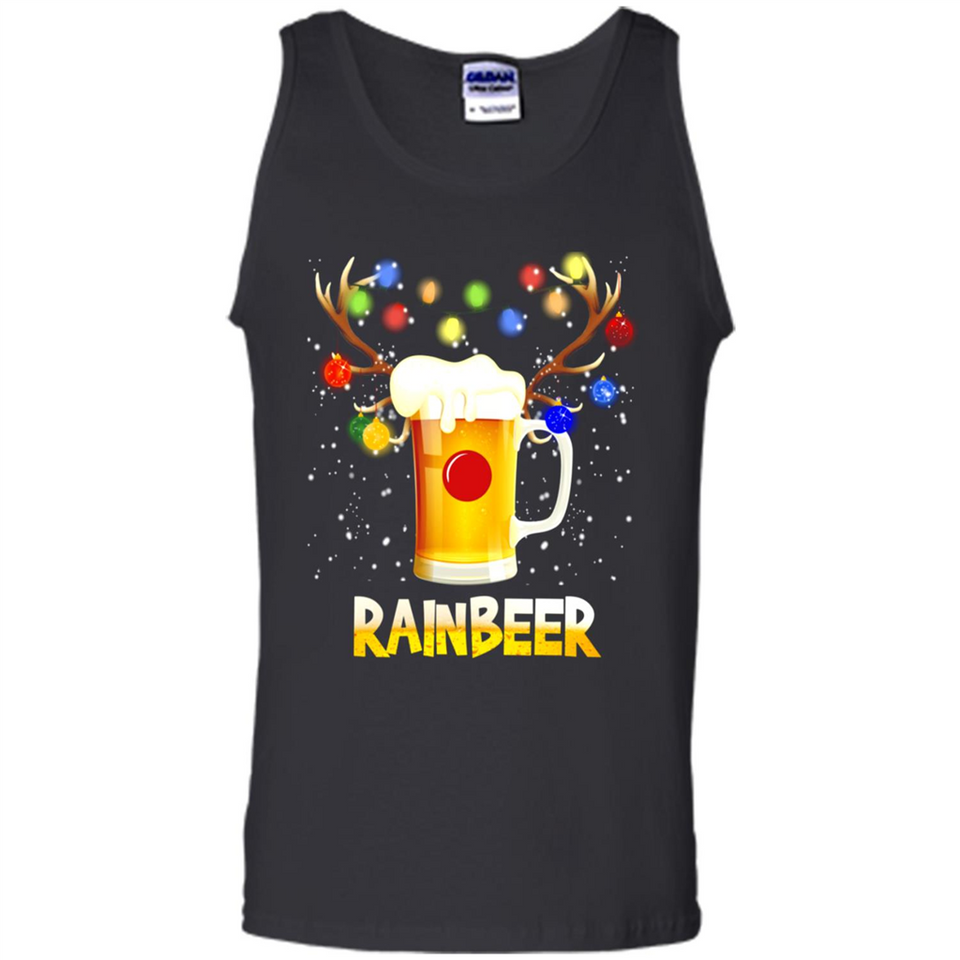 Rainbeer Christmas Reindeer Beer Drinking