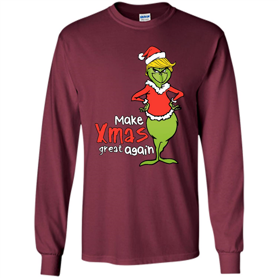 Trump Grinch Shirt, Make Xmas Great Again Christmas