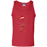 Rottweiler Santa Lights Christmas Dog Xmas Sweatshirt - Tank Top