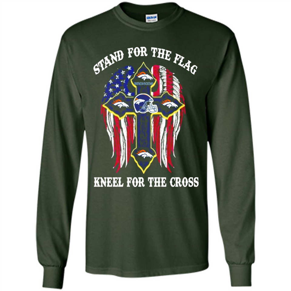 Denver Broncos - Stand For the Flag, Kneel for the Cross