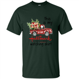 Snoopy This Is My Hallmark Christmas Movies Watching T-Shirt - Shirt