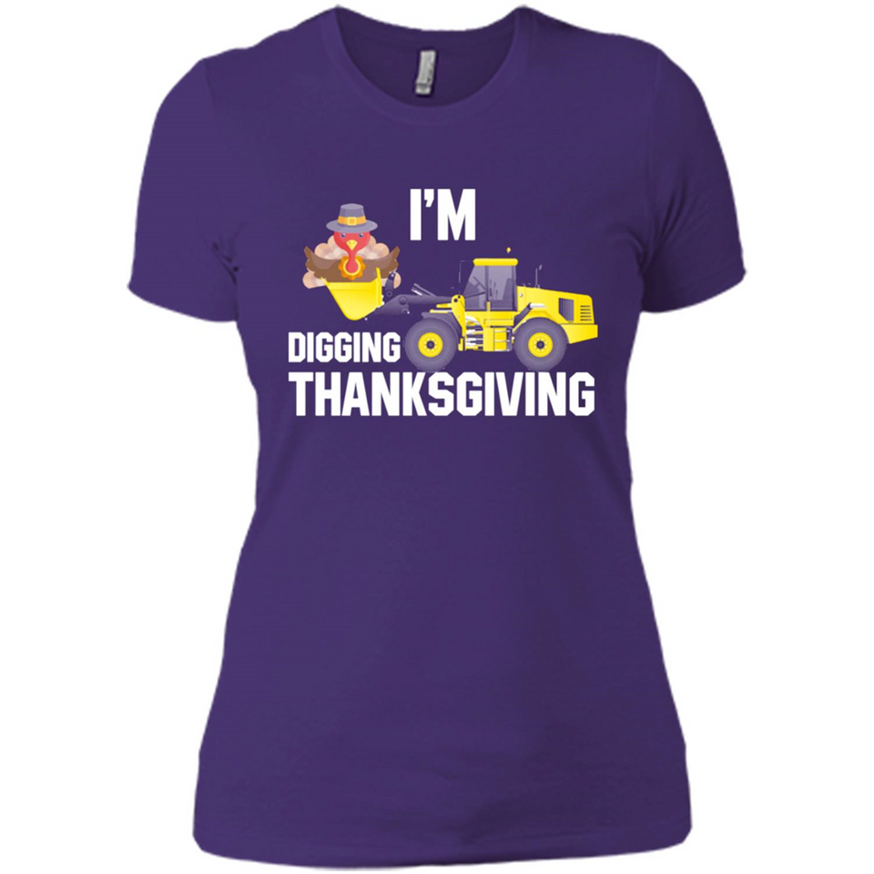 I'm Digging Thanksgiving Cute Turkey Tractor