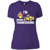 I'm Digging Thanksgiving Cute Turkey Tractor