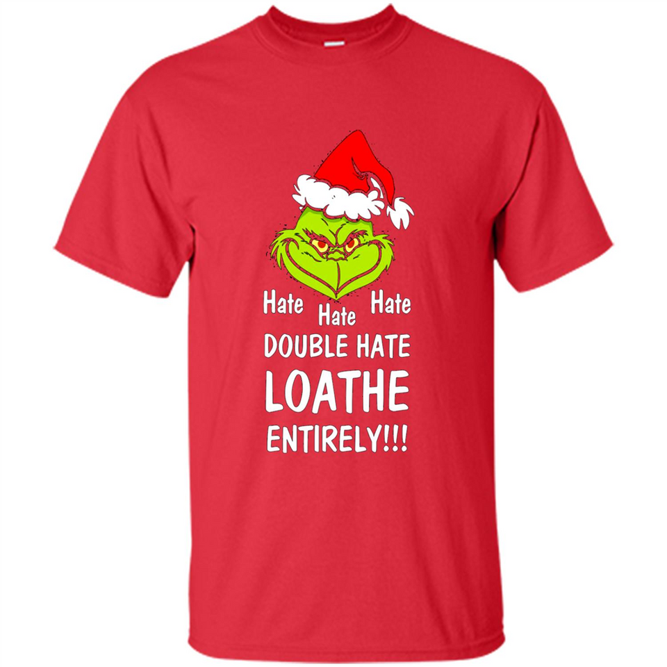 Mr Grinch hate hate hate double hate loathe entirely sweater PINGPONG