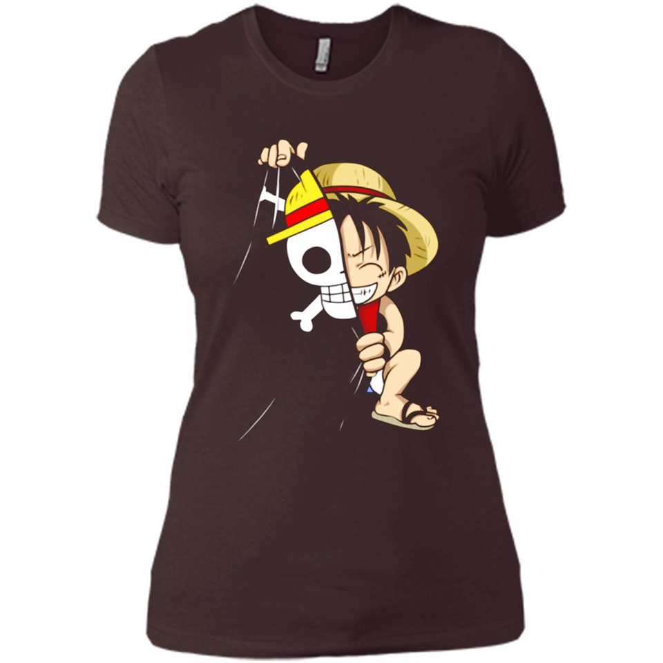 Luffy Flag One Piece - Ladies' Boyfriend T-Shirt