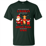 Never Underestimate An April Woman Watches Hallmark Movies Sweatshirt PINGPONG