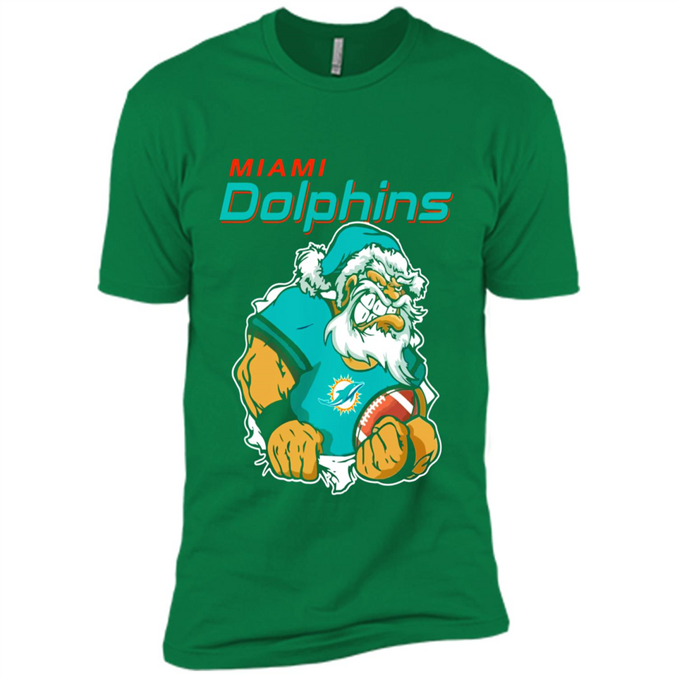 Grumpy Santa Claus Miami Dolphins Football Team PINGPONG