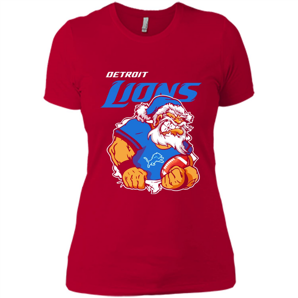 Grumpy Santa Claus Detroit Lions Football Team PINGPONG