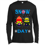 Snow Day Shirt For Detroit Pistons Vs Minion Fans pingpong