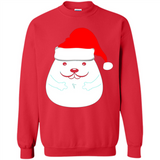 Funny Hamster Christmas t-shirt Santa Hat - Sweatshirt