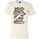 Soft kitty warm kitty little ball of fur - Canvas Unisex T-Shirt
