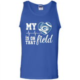 Green Bay Packers Football My Heart is on that Field - Tank Top