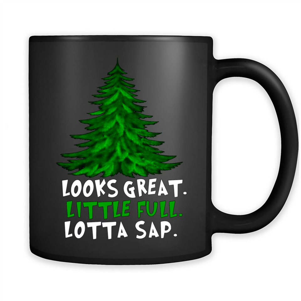 Looks Great Little Full Lotta Sap Funny Christmas PINGPONG