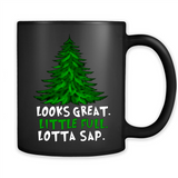 Looks Great Little Full Lotta Sap Funny Christmas PINGPONG