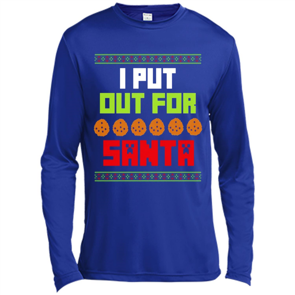 Cookies Out For Santa Christmas - Canvas Long Sleeve T-Shirt