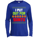 Cookies Out For Santa Christmas - Canvas Long Sleeve T-Shirt