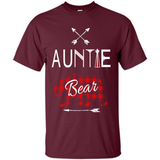 Aunt Shirt Buffalo Plaid Family Camp Bear Tee - Shirt