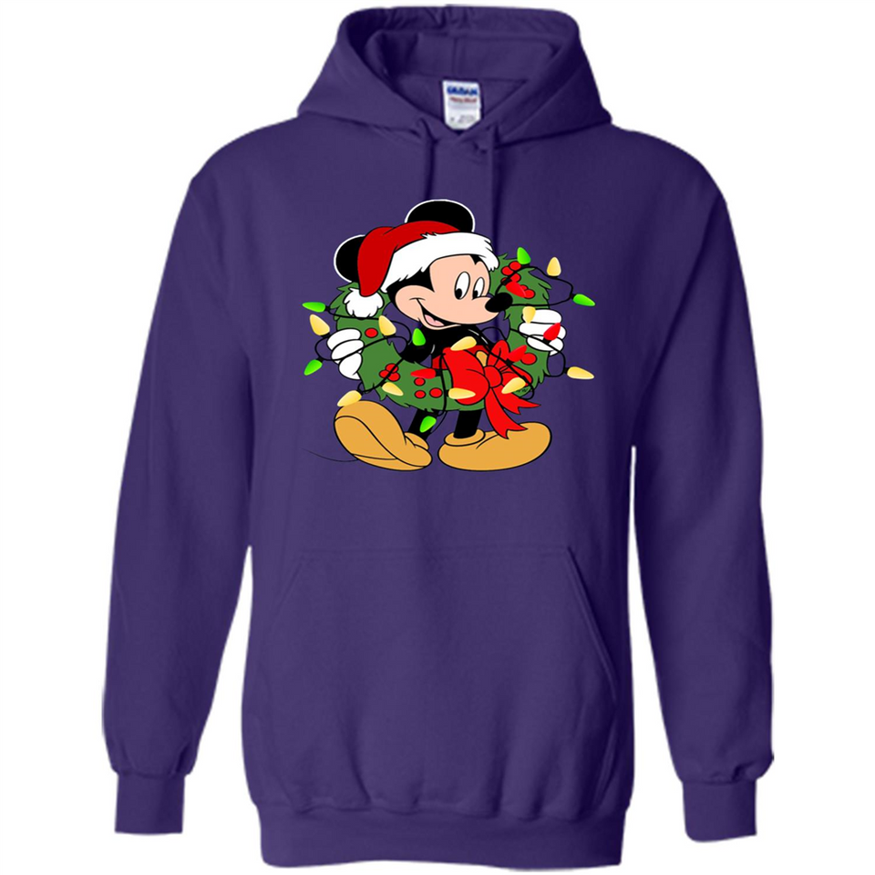 Disney Mickey Mouse Christmas Lights Sweatshirt - Hoodie
