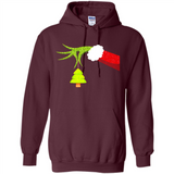 Funny Grinch Hand Holding Christmas Tree Ornament Christmas PING PONG