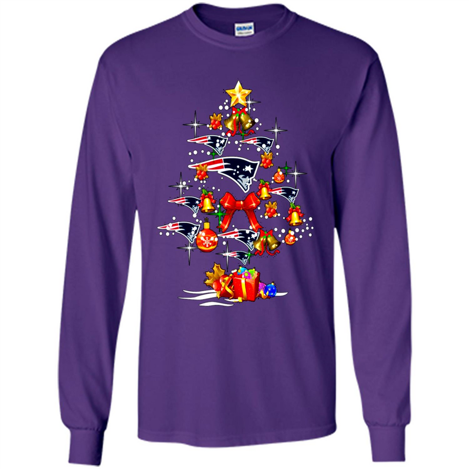 New England Patriots Christmas Tree sweater PINGPONG