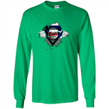 Chicago Cubs And Superman Fans - Long Sleeve T-Shirt