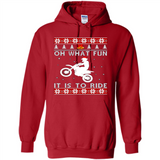 Motocross oh what fun it is to ride Christmas sweater PINGPONG