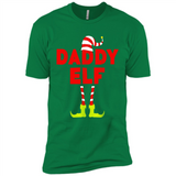 Mens Daddy Elf T-Shirt Funny Matching Christmas Costume - Premium Short Sleeve T-Shirt