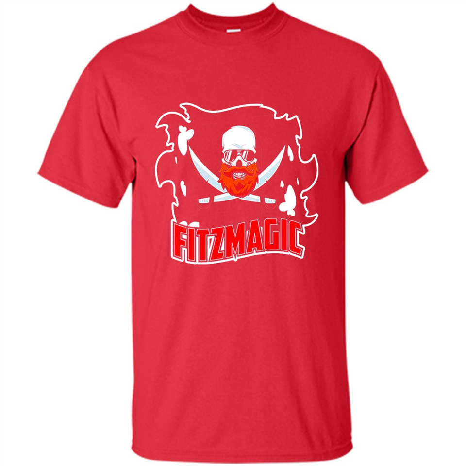 Order Fitzmagic T-Shirt Ryan Fitzpatrick Beard Skull Football Tampa Florida PINGPONG