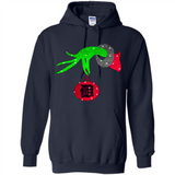 GRINCH HAND HOLDING DETROIT TIGERS GLITTER CHRISTMAS PINGPONG