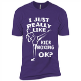 Kick Boxing Shirt Kick Boxer Boxing Workout - Premium Short Sleeve T-Shirt