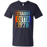 Retro Straight Outta 1978 40 Years Old - Men's V-Neck