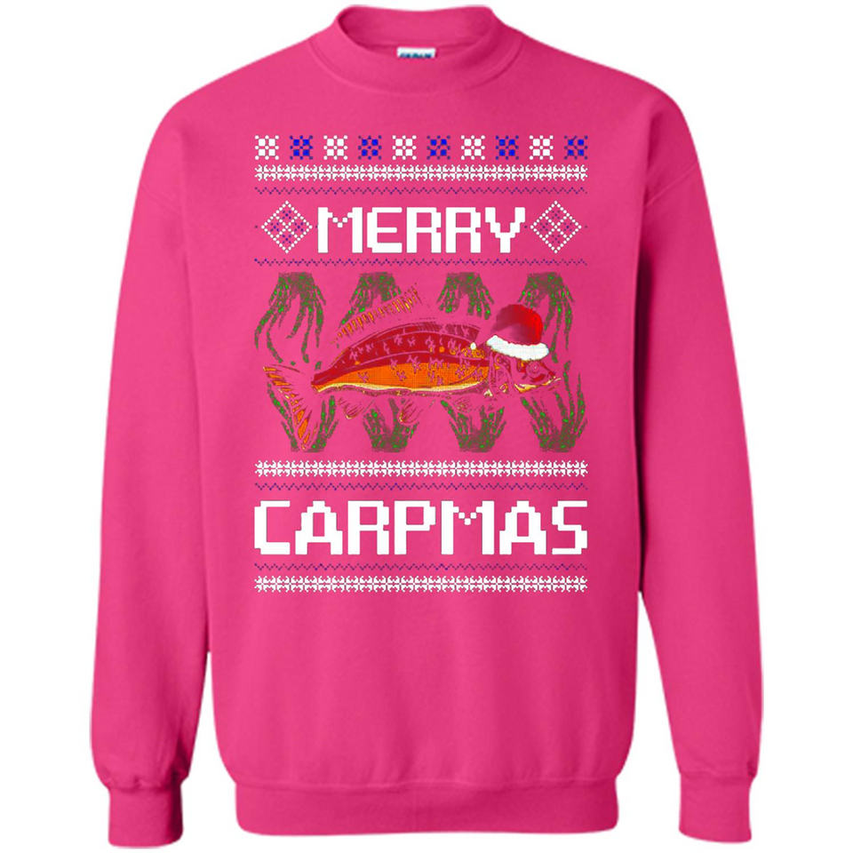 Santa Claus Carpmas Merry Carpmas Christmas Sweater PINGPONG - Sweatshirt