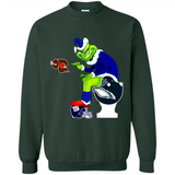 New York Giants Toilet Grinch Santa Claus Football Fan PINGPONG