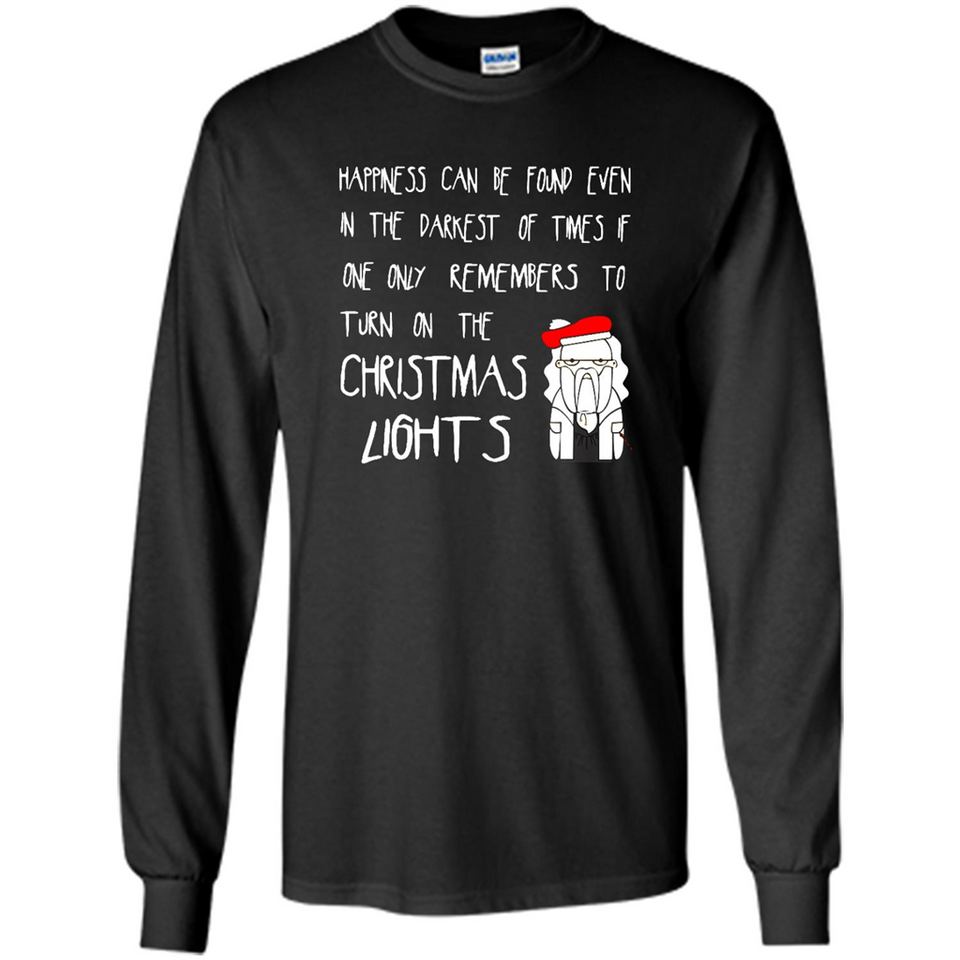 Christmas Ugly Sweater Christmas Lights - Long Sleeve T-Shirt