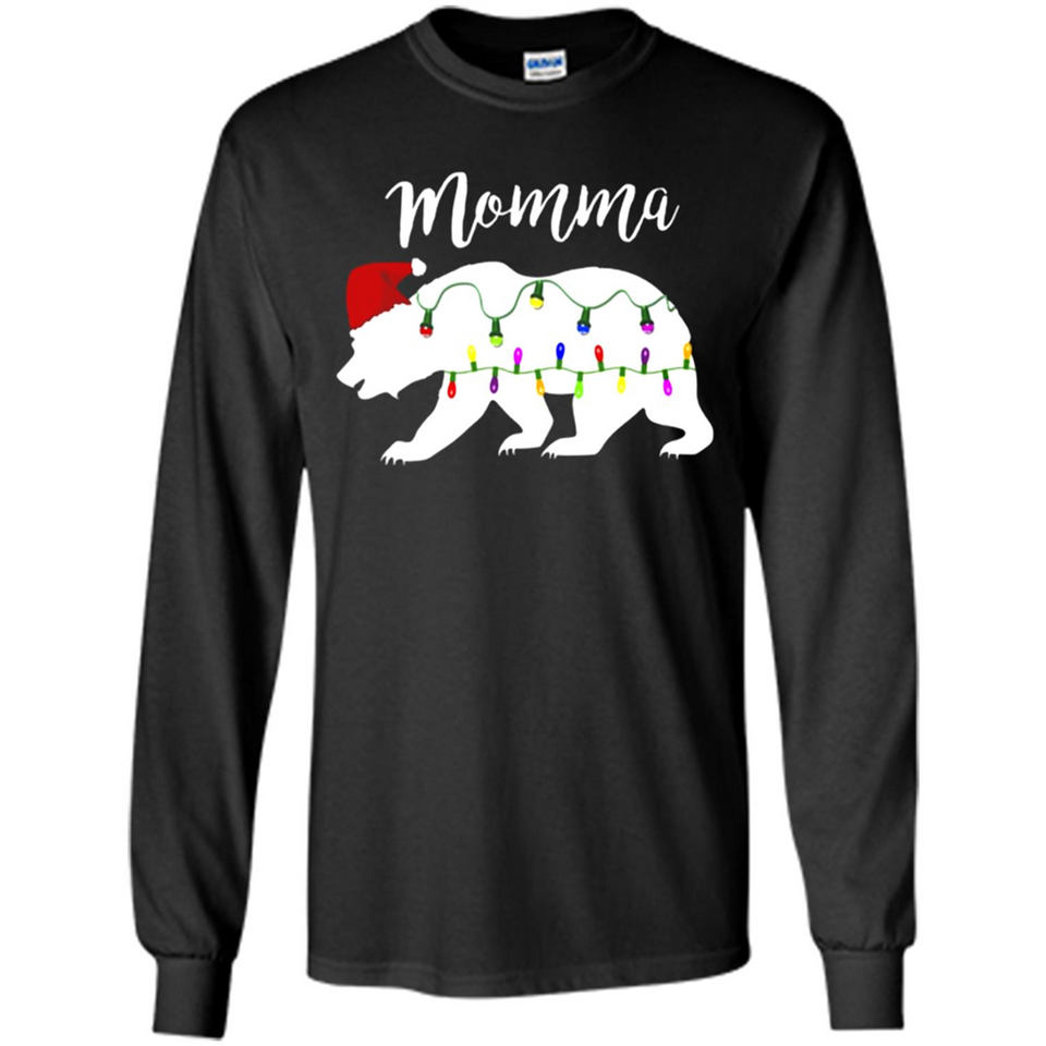 Womens Momma Bear - Long Sleeve T-Shirt