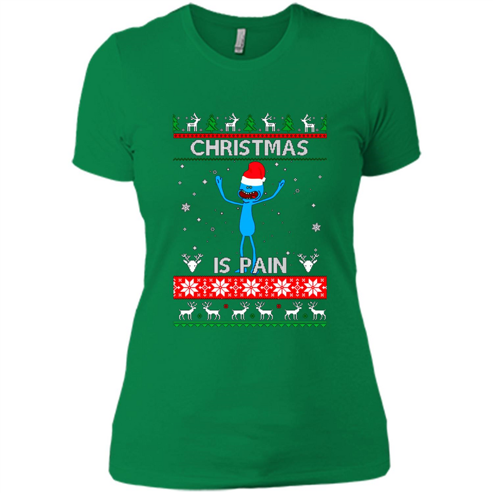 Mr Meeseeks Christmas Is Pain – Rick and Morty Christmas Sweater PINGPONG
