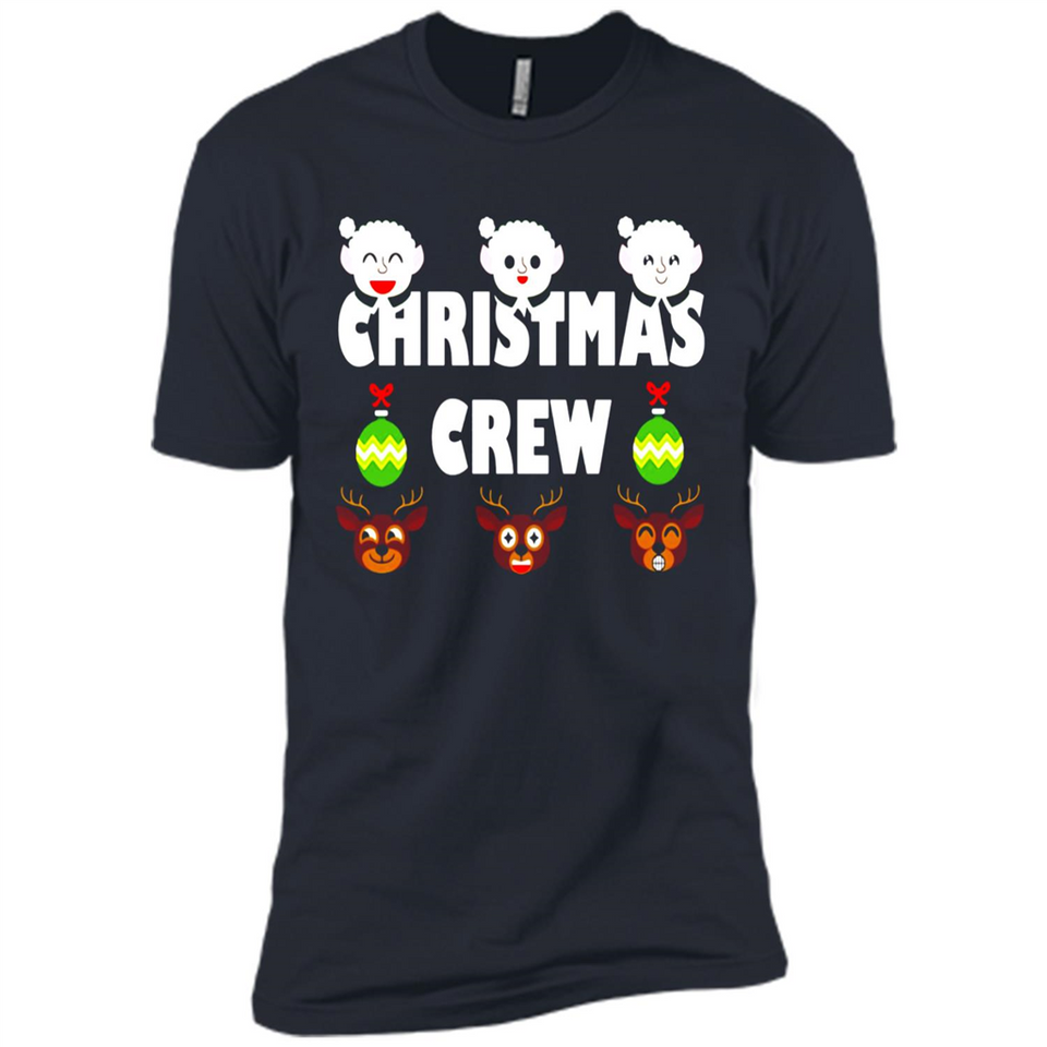 Christmas Crew Gifts Santa Elves Reindeer - Premium Short Sleeve T-Shirt
