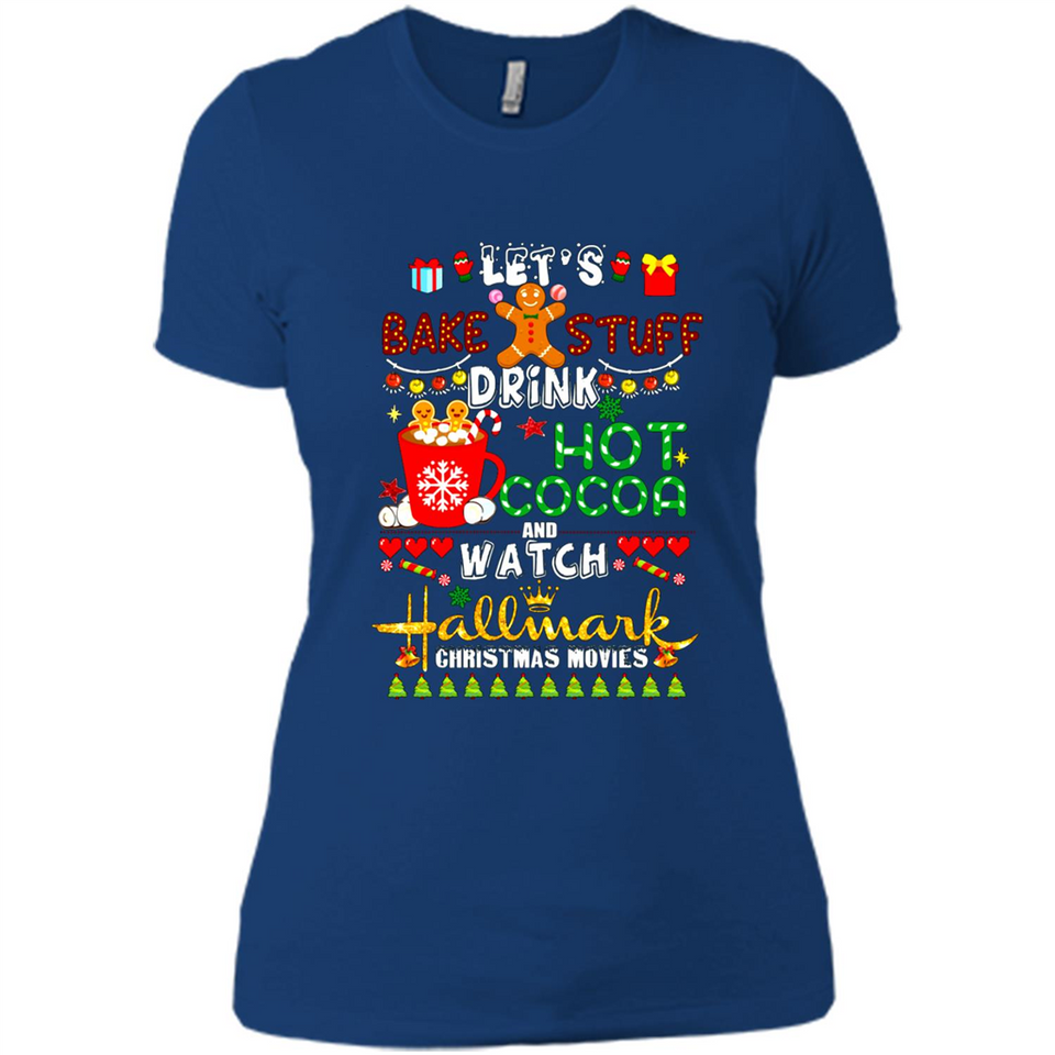 Let's Bake Stuff Drink Hot Cocoa Hallmark-Christmas Movies Sweatshirt PINGPONG