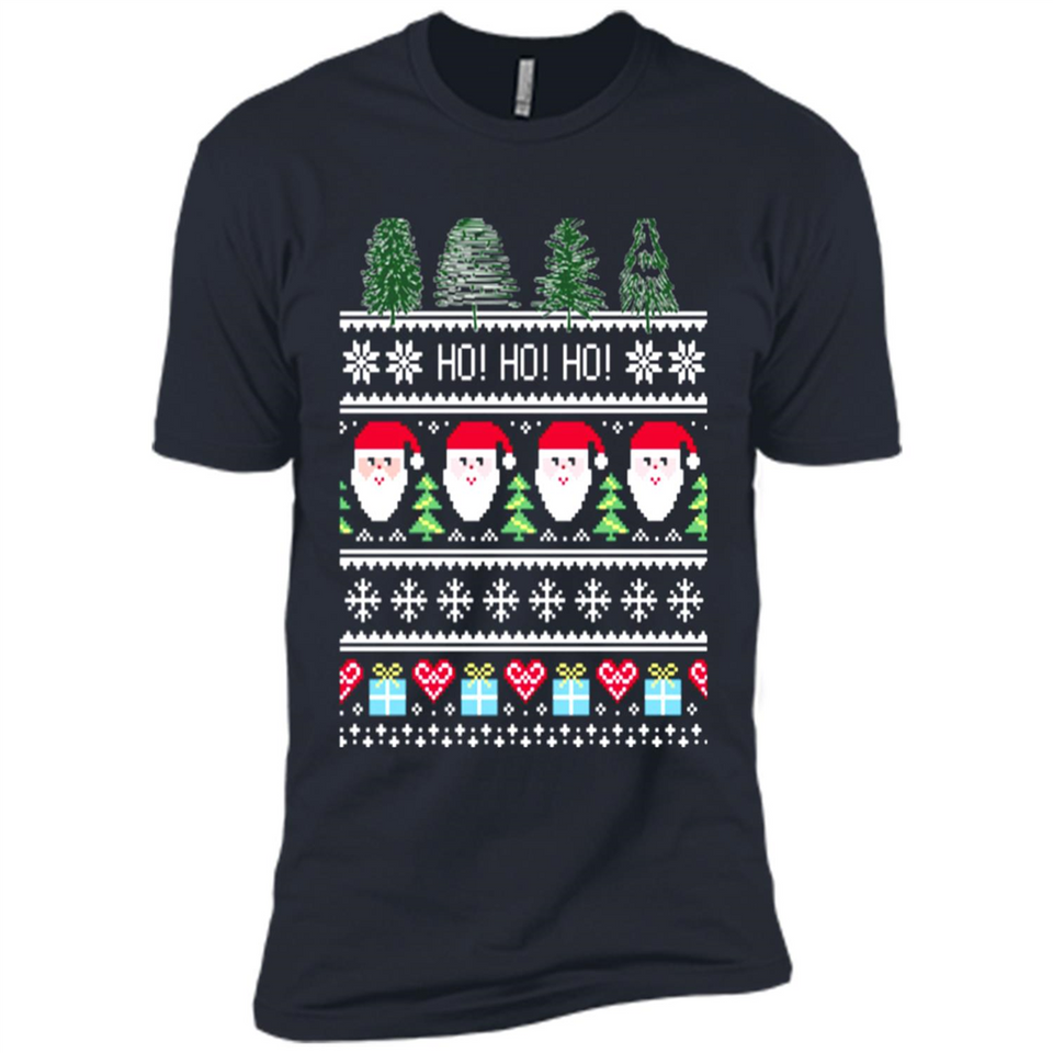 Ugly Merry Christmas Tree Santa Snowflakes