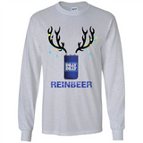Dilly Dilly Reinbeer Funny Beer Reindeer Christmas Sporty - Long Sleeve T-Shirt