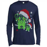 Boxer Dog diamond Christmas - Canvas Long Sleeve T-Shirt