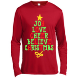 Joy Love Cheer Believe Christmas Tree