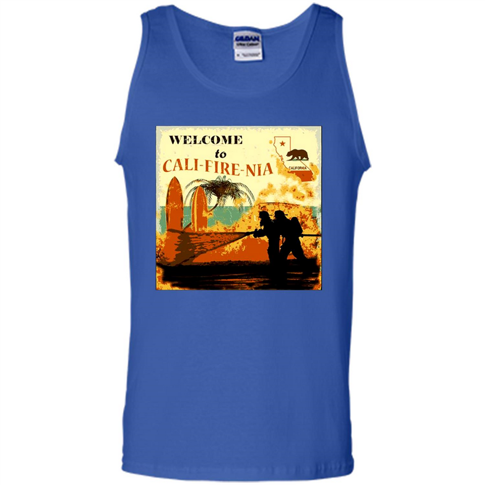 Paradise California Camp Fire Youth T-Shirt PINGPONG - Tank Top